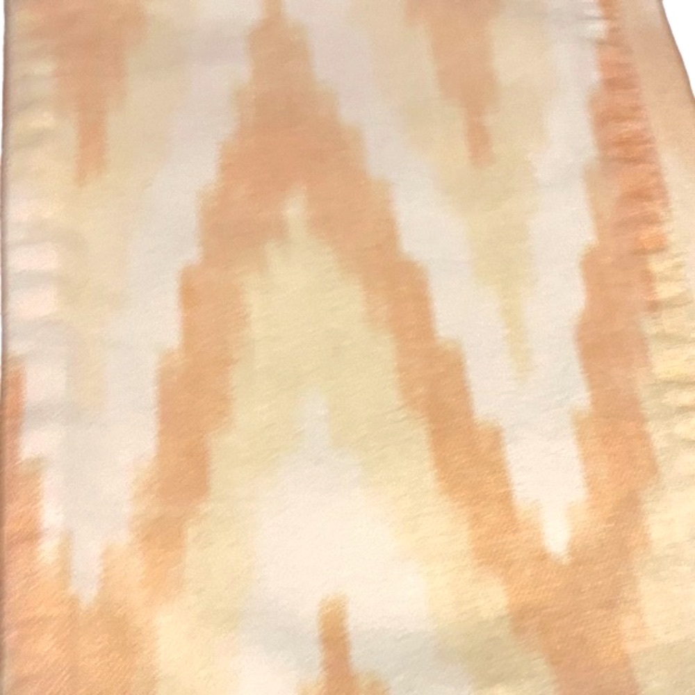 Y2K Vintage Low Rise AG Orange and cream zig zag tribal jeans - Picture 2 of 8